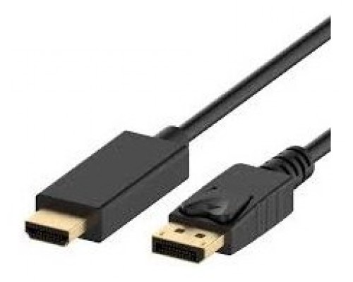 Ewent EC1430 adaptador de cable de vídeo 1 m DisplayPort HDMI tipo A (Estándar) Negro (Espera 4 dias)