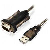 Ewent EW1116 cable de serie Negro 1,5 m USB 9 Sub-D (Espera 4 dias)