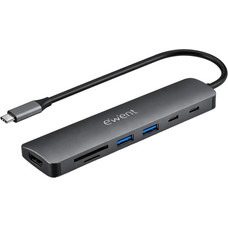 EWENT DOCKING MULTIPUERTO USB-C 7 en 1 HDMI 4K-SX4 EWENT DOCKING MULTIPUERTO USB-C 7 en 1 HDMI 4K