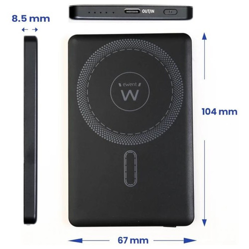 EWENT POWERBANK SLIM 5000mAh MagSafe PD 20W
