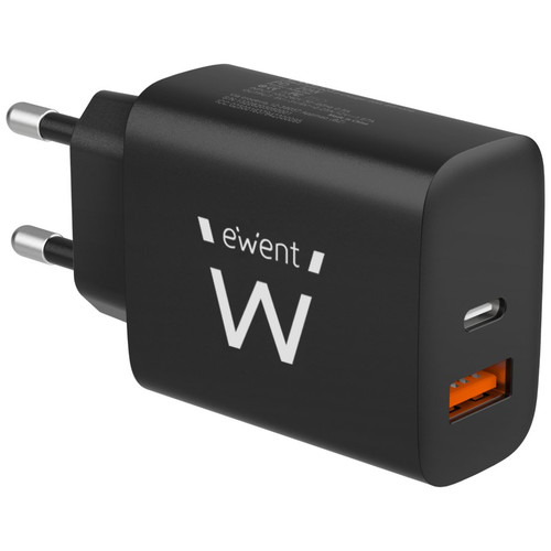CARGADOR MOVIL EWENT RAPIDO USB-C y QC3.0 20W-SX3 CARGADOR MOVIL EWENT RAPIDO USB-C y QC3.0 20W