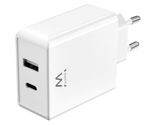 EWENT CARGADOR RÁPIDO USB-C Y USB-A / GAN / 45W