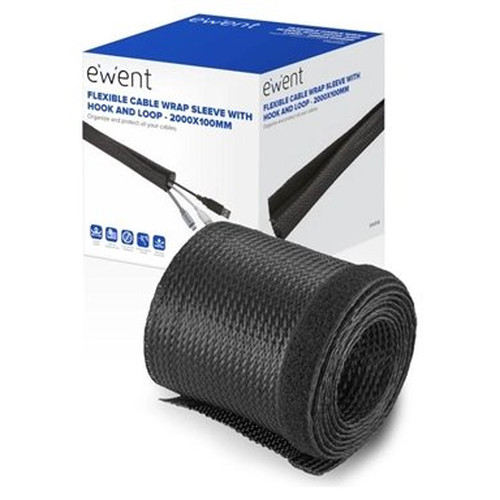 Ewent EW1558 organizador de cables Universal Pasacables Negro 1 pieza(s) (Espera 4 dias)-SX4 Ewent EW1558 organizador de cables Universal Pasacables Negro 1 pieza(s) (Espera 4 dias)