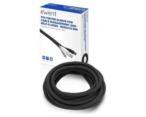 Ewent EW1561 organizador de cables Universal Pasacables Negro 1 pieza(s) (Espera 4 dias)