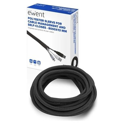 Ewent EW1561 organizador de cables Universal Pasacables Negro 1 pieza(s) (Espera 4 dias)-SX7 Ewent EW1561 organizador de cables Universal Pasacables Negro 1 pieza(s) (Espera 4 dias)