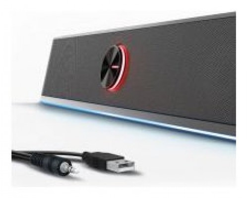 BARRA DE SONIDO EWENT RGB GAMING 6W RMS CONTROL DE VOLUMEN USB - BLUETOOTH