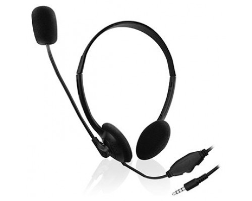 Ewent EW3567 auricular y casco Auriculares Diadema Negro (Espera 4 dias)