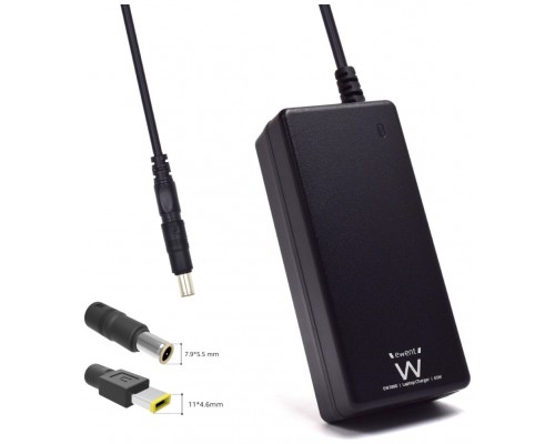 Ewent EW3897 adaptador e inversor de corriente Interior 65 W Negro (Espera 4 dias)