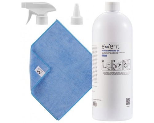 KIT DE LIMPIEZA DE PANTALLAS EWENT EW5680 1000ML (Espera 4 dias)