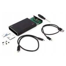 Ewent EW7070 caja para disco duro externo Carcasa de disco duro/SSD Negro 2.5" (Espera 4 dias)