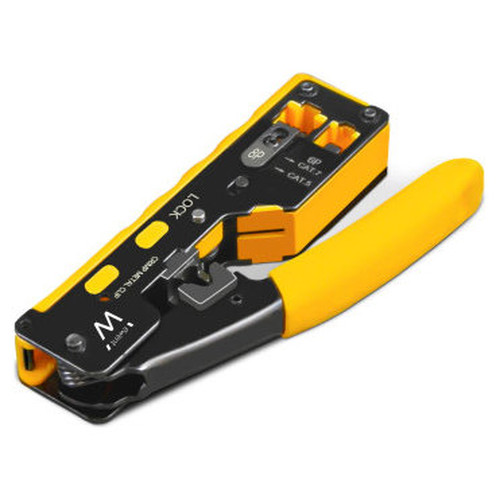 Ewent EW9006 crimpadora Herramienta para prensar Negro, Amarillo (Espera 4 dias)-SX5 Ewent EW9006 crimpadora Herramienta para prensar Negro, Amarillo (Espera 4 dias)