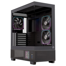 CAJA ATX SEMITORRE EINAREX S501D RGB NEGRA