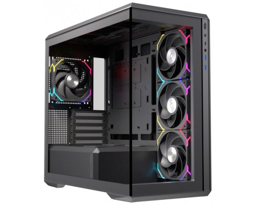 CAJA MICRO-ATX SEMITORRE EINAREX ZM800 RGB 4 FANS