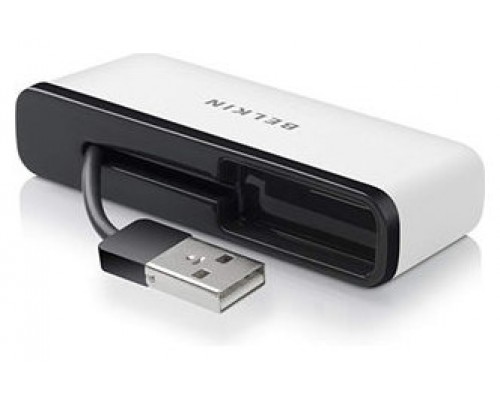 Belkin F4U021BT hub de interfaz 480 Mbit/s Negro, Blanco (Espera 4 dias)