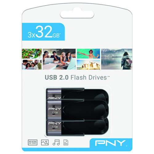 MEMORIA USB 2.0 PNY 3x32GB ATTACHE4 PACK-SX4 MEMORIA USB 2.0 PNY 3x32GB ATTACHE4 PACK