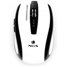 RATÃ“N Ã“PTICO NGS WHITE FLEA ADVANCED WIRELESS