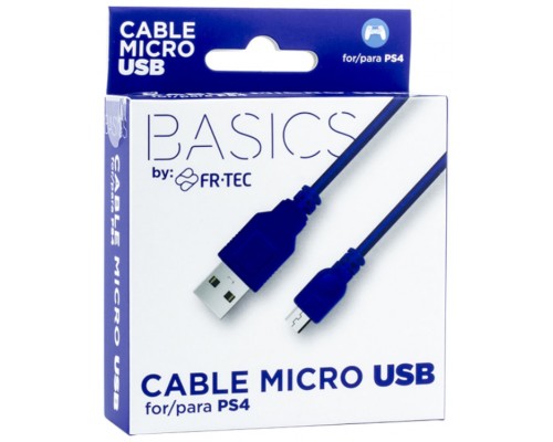 Cable Micro USB FR-TEC 3M Azul (Espera 2 dias)