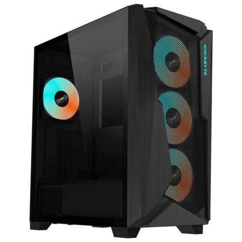 CAJA GAMING GIGABYTE AC301GW ATX 2XUSB3.0 1XUSBC RGB S/F NEGRO