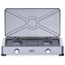 HORNILLO DE GAS 2 FUEGOS DOUBLE COOK GRIS HAEGER (Espera 4 dias)-SX8 HORNILLO DE GAS 2 FUEGOS DOUBLE COOK GRIS HAEGER (Espera 4 dias)