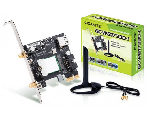 Gigabyte GC-WB1733D-I adaptador y tarjeta de red WLAN / Bluetooth 1733 Mbit/s Interno (Espera 4 dias)