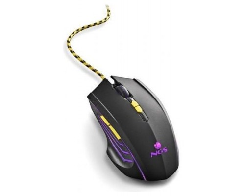 MOUSE NGS GAMING RGB GMX-123 800/1200/2400/3200 DPI