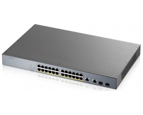 Zyxel GS1350-26HP-EU0101F switch Gestionado L2 Gigabit Ethernet (10/100/1000) Energía sobre Ethernet (PoE) Gris (Espera 4 dias)