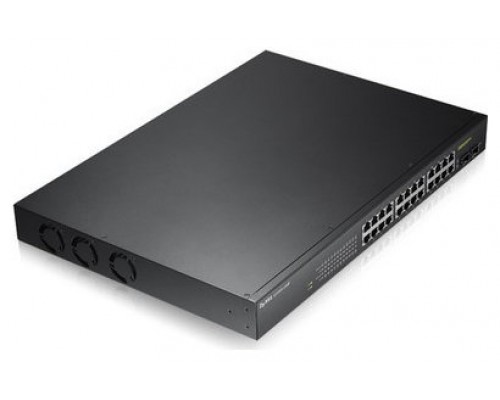 ZyXEL GS1900-24HPv2 Switch L2 24xGbE PoE Rackmount