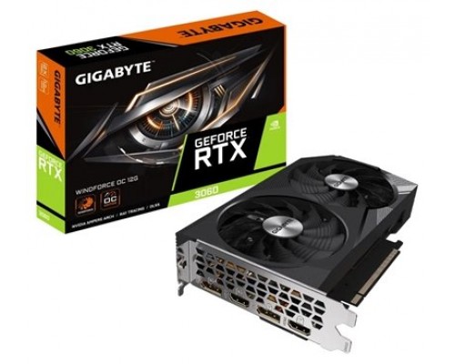 TARJETA GRAFICA GIGABYTE RTX3060 WINF OC 12GB