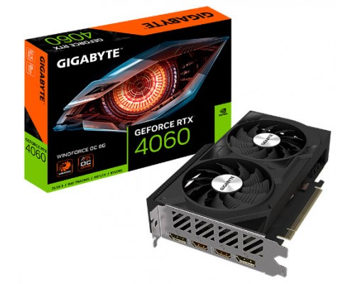 VGA NVIDIA RTX 4060 WINDFORCE OC 8 GB GIGABYTE (Espera 4 dias)