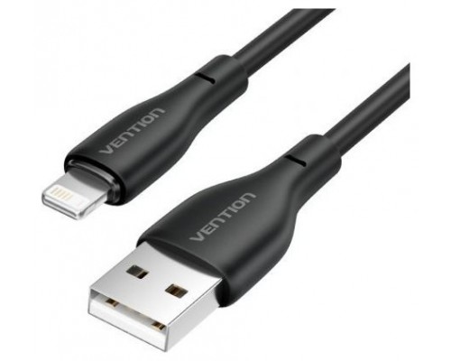 CABLE 2.0 USB A LIGHTNING 1 M NEGRO VENTION (Espera 4 dias)