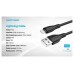 CABLE 2.0 USB A LIGHTNING 1 M NEGRO VENTION (Espera 4 dias)