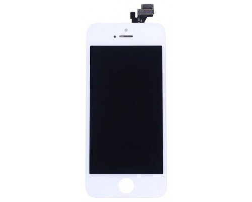 REPUESTO PANTALLA LCD IPHONE 5S WHITE COMPATIBLE (Espera 4 dias)