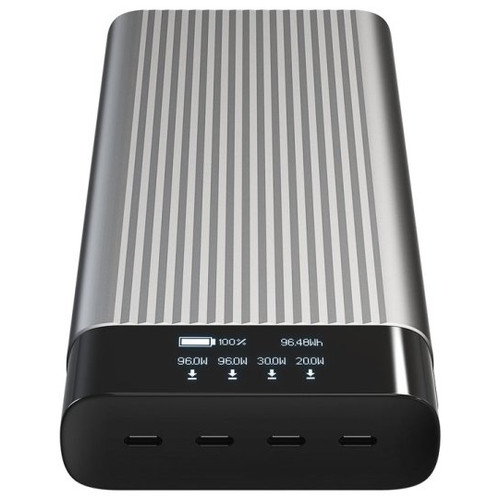 HYPERA HYPERJUICEA 245W USB-C 100WH BATTERY PACK WITH OLED DISPLAY-SX46 HYPERA HYPERJUICEA 245W USB-C 100WH BATTERY PACK WITH OLED DISPLAY