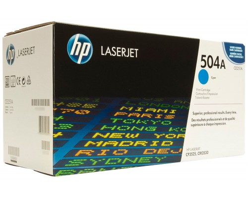 TONER HP CE251A Nº504A CIAN 7.000PAG (Espera 4 dias)