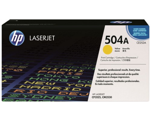 TONER HP CE252A Nº504A AMARILLO 7.000PAG (Espera 4 dias)