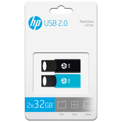 MEMORIA USB 2.0 HP 2x32GB TWIN
