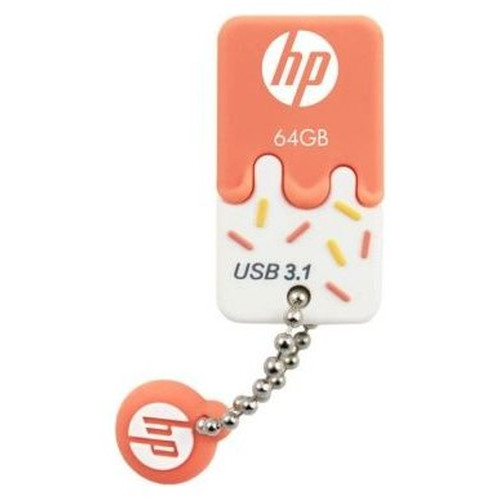 HP Pendrive USB 3.1 X778W 64GB NARANJA-SX5 HP Pendrive USB 3.1 X778W 64GB NARANJA