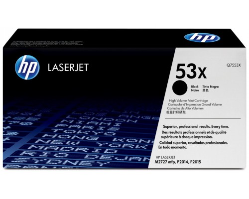 TONER HP Q7553X Nº53X NEGRO 7.000PAG ALTA (Espera 4 dias)