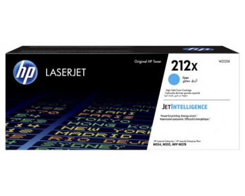 TONER HP W2121X Nº212X XL CIAN 10.000PAG (Espera 4 dias)