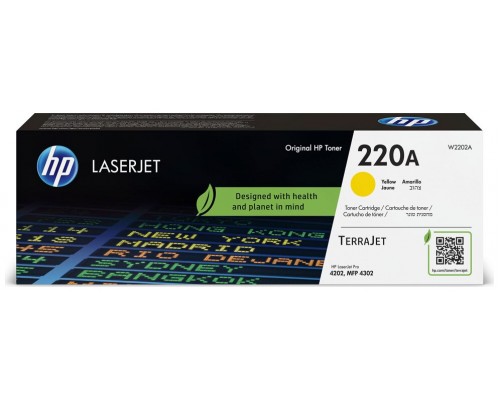 TONER HP W2202A 220A AMARILLO 1800PAG (Espera 4 dias)