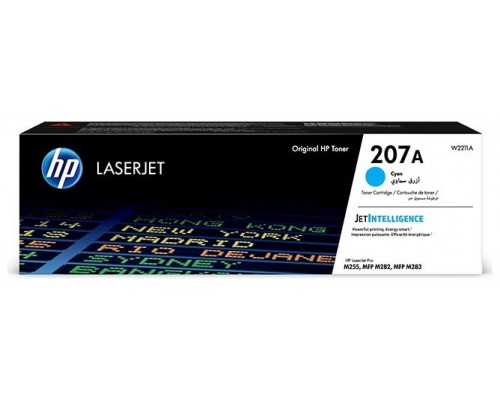 TONER HP W2211A Nº207A CYAN 1250PAG (Espera 4 dias)