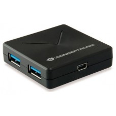 HUB USB 3.0 CONCEPTRONIC HUBBIES02B 4 PUERTOS USB 3.0