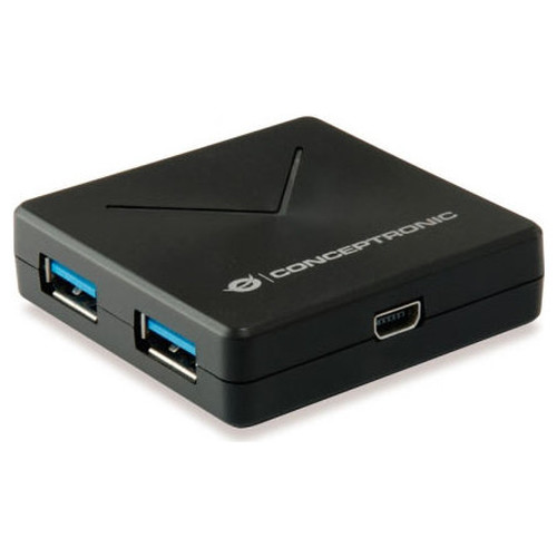 HUB USB 3.0 CONCEPTRONIC HUBBIES02B 4 PUERTOS USB 3.0-SX4 HUB USB 3.0 CONCEPTRONIC HUBBIES02B 4 PUERTOS USB 3.0