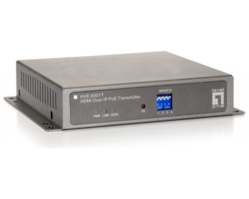 TRANSMISOR HDMI SOBRE IP RJ45 LEVEL ONE  POE 1080P