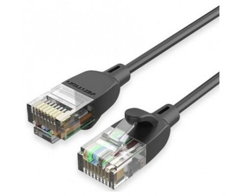 CABLE DE RED LATIGUILLO RJ45 UTP CAT6A AWG32 8 M NEGRO VENTION (Espera 4 dias)