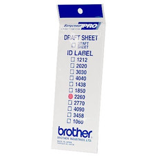 BROTHER Etiquetas identificadoras 22X60 - bolsa de 12 hojas-SX1 BROTHER Etiquetas identificadoras 22X60 - bolsa de 12 hojas