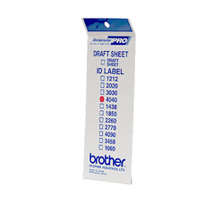 BROTHER Etiquetas identificadoras 40X40 - bolsa de 12 hojas