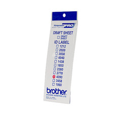 BROTHER Etiquetas identificadoras 40X90 - bolsa de 12 hojas