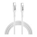 iggual Cable USB-C/USB-C 100 cm blanco Q3.0 3A 60W