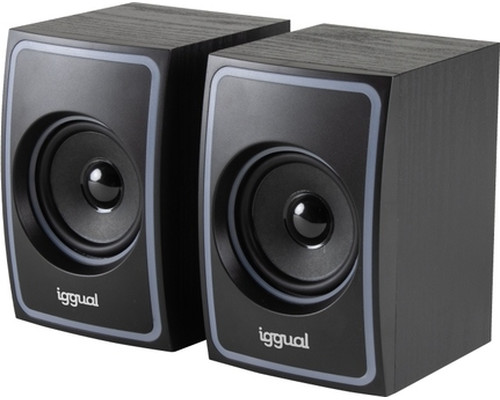 iggual Altavoces 2.0 10W mini-jack + USB Bluetooth